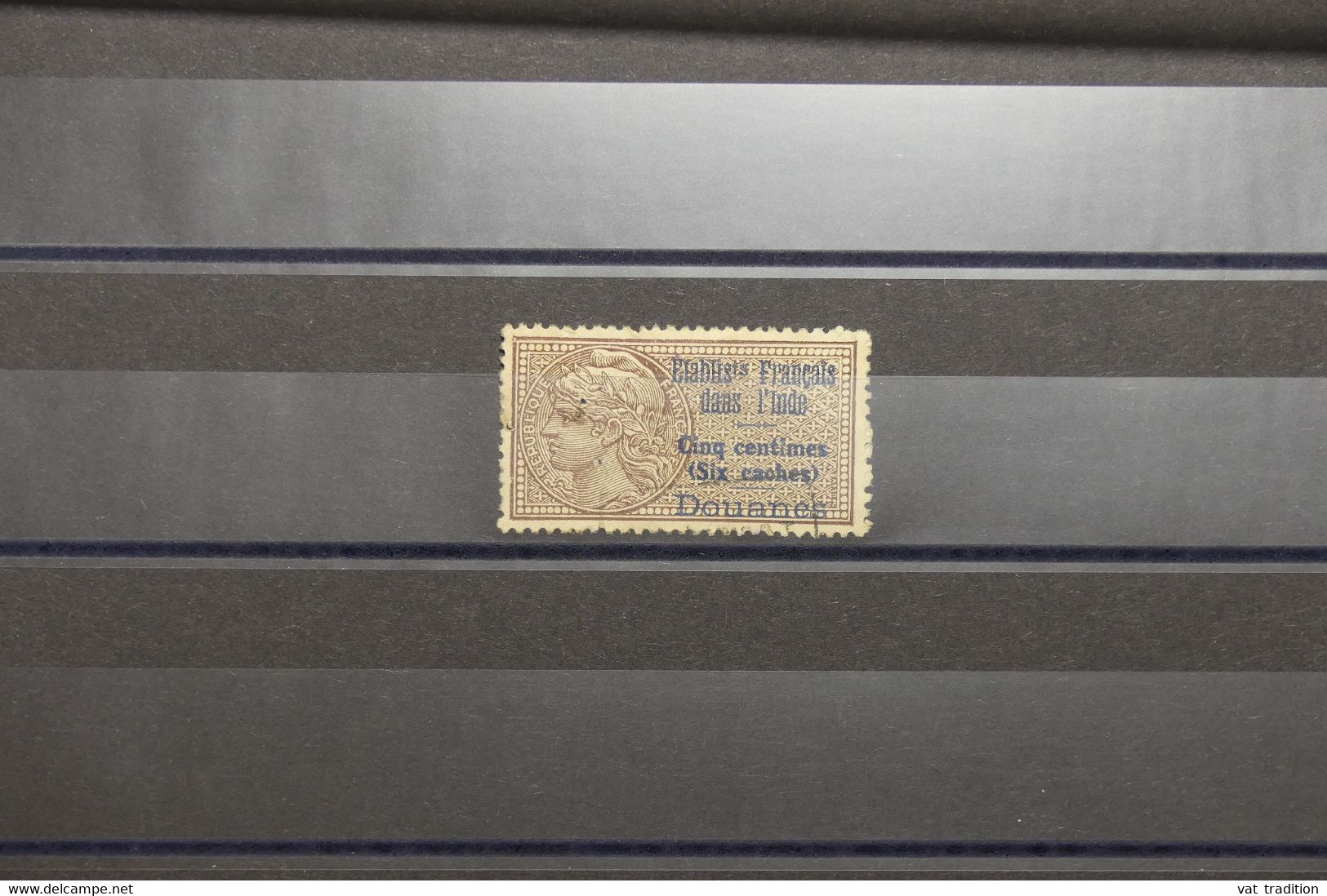 INDES - Fiscal De 5 Ct ( 6 Caches) Du Service Des Douanes, Oblitéré - L 99171 - Used Stamps