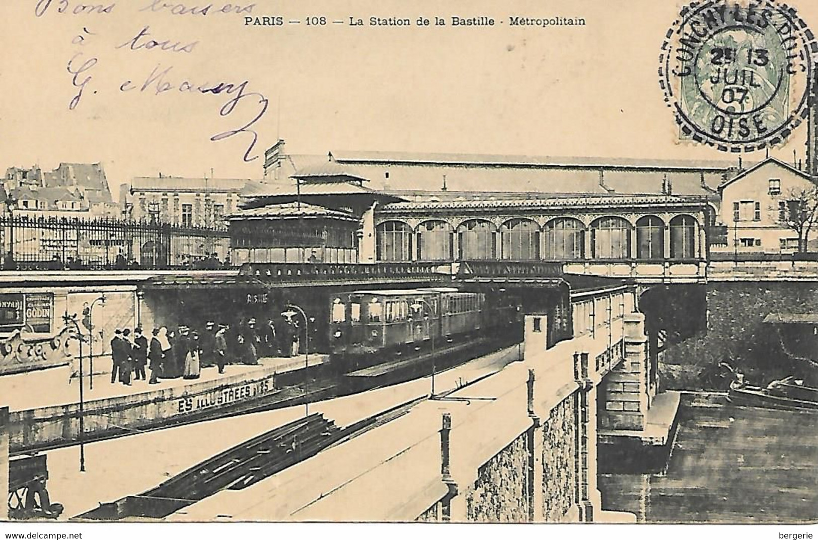 A/208               75     Paris  -métropolitain - Station Bastille - Transporte Público