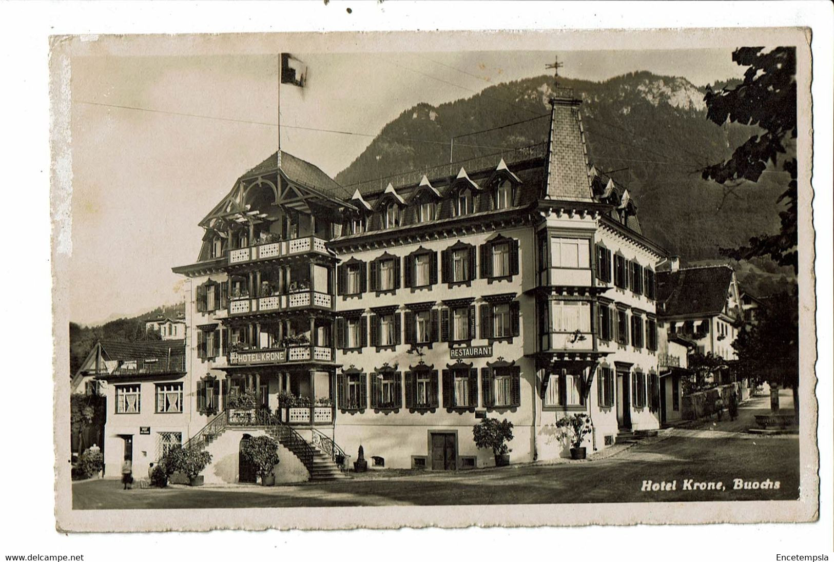 CPA  Carte Postale Suisse- Buochs- Hotel Krone VM32481at - Buochs