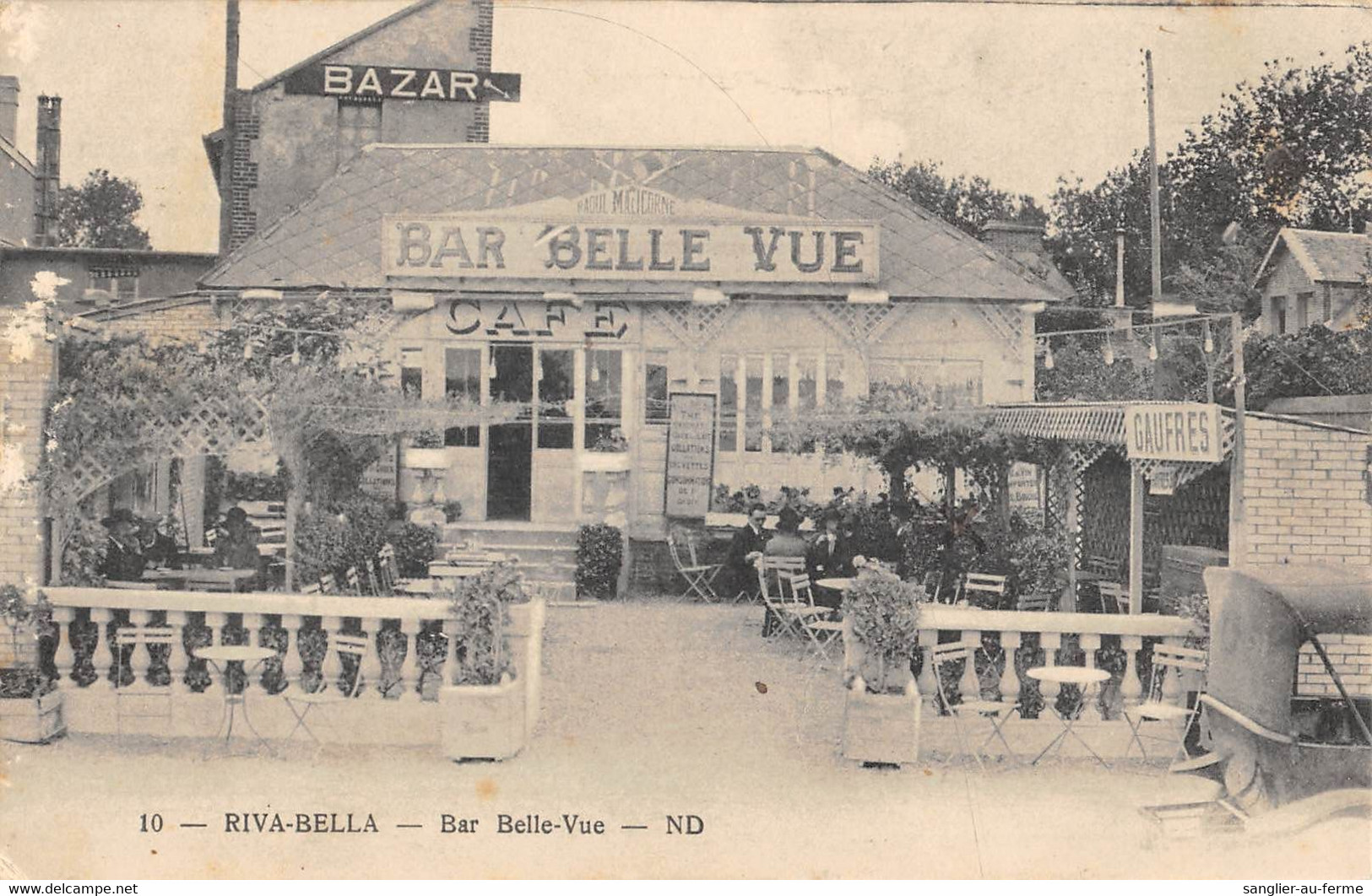 CPA 14 RIVA BELLA BAR BELLE VUE - Trouville