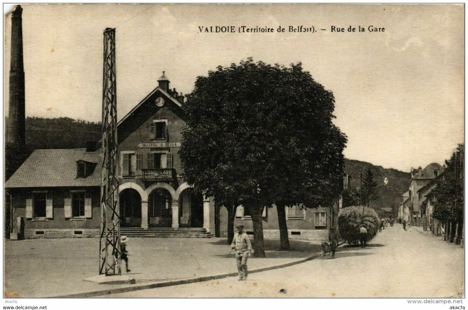 CPA Valdoie Rue De La Gare (722606) - Valdoie