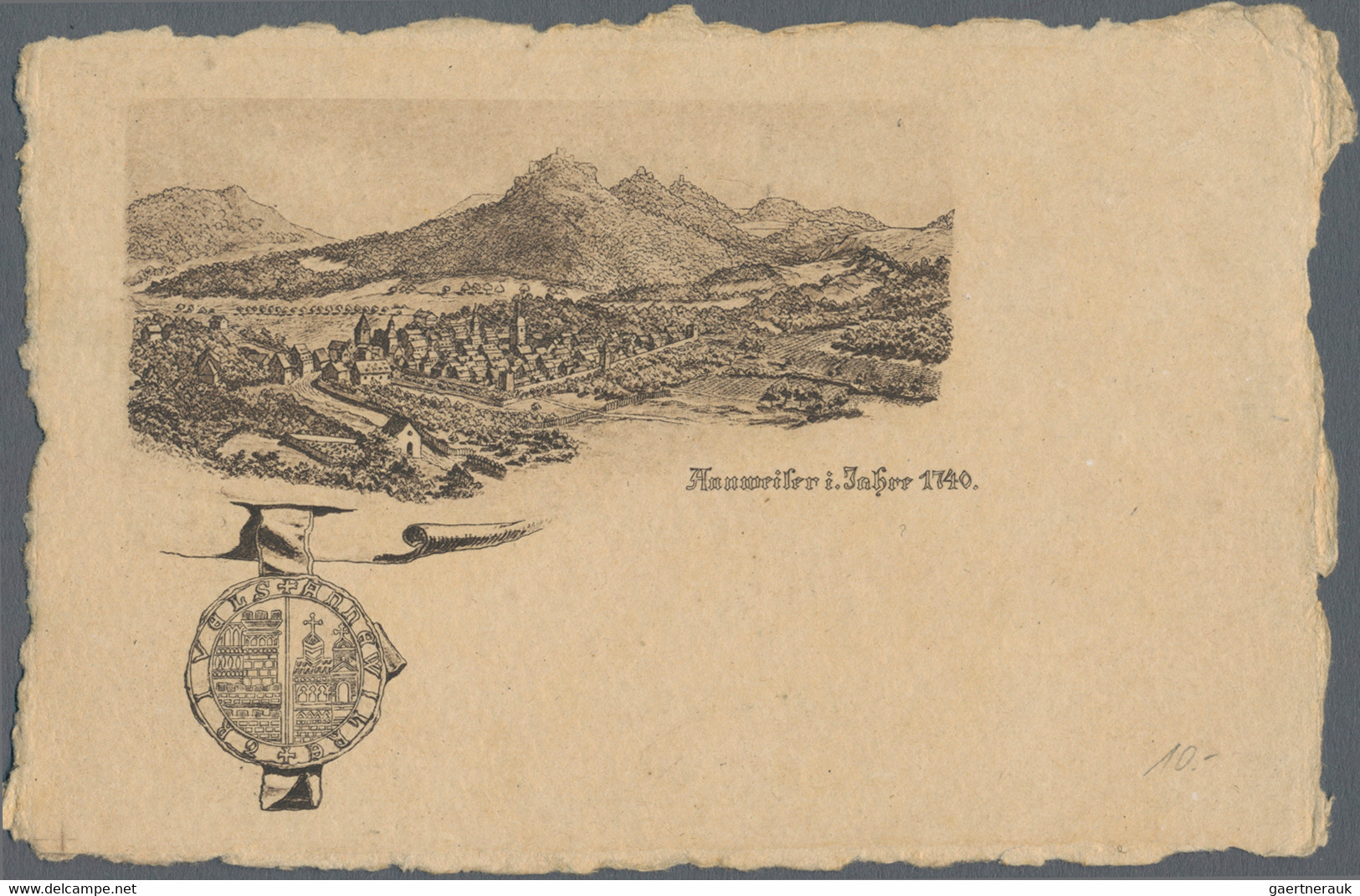 Ansichtskarten: DEUTSCHLAND: 1898/1916 Ca., Alphabetisch Sortierter Lagerbestand Mit Ca. 600-650 Kar - 500 Postcards Min.
