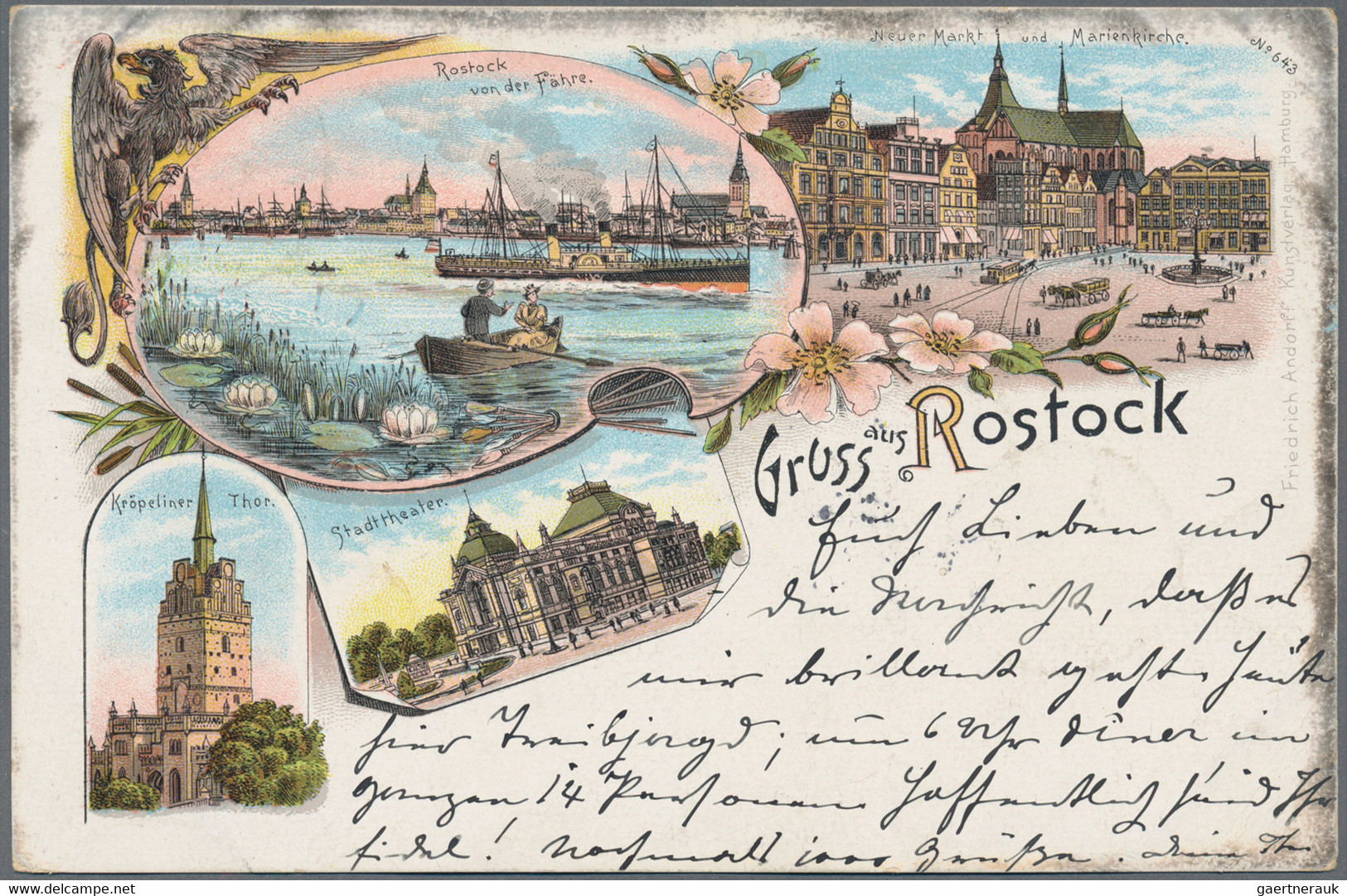 Ansichtskarten: 1894 Bis Modern, Partie Mit Geschätzt über 200 Karten, Dabei ältere Exemplare Mit Vi - 500 Postkaarten Min.
