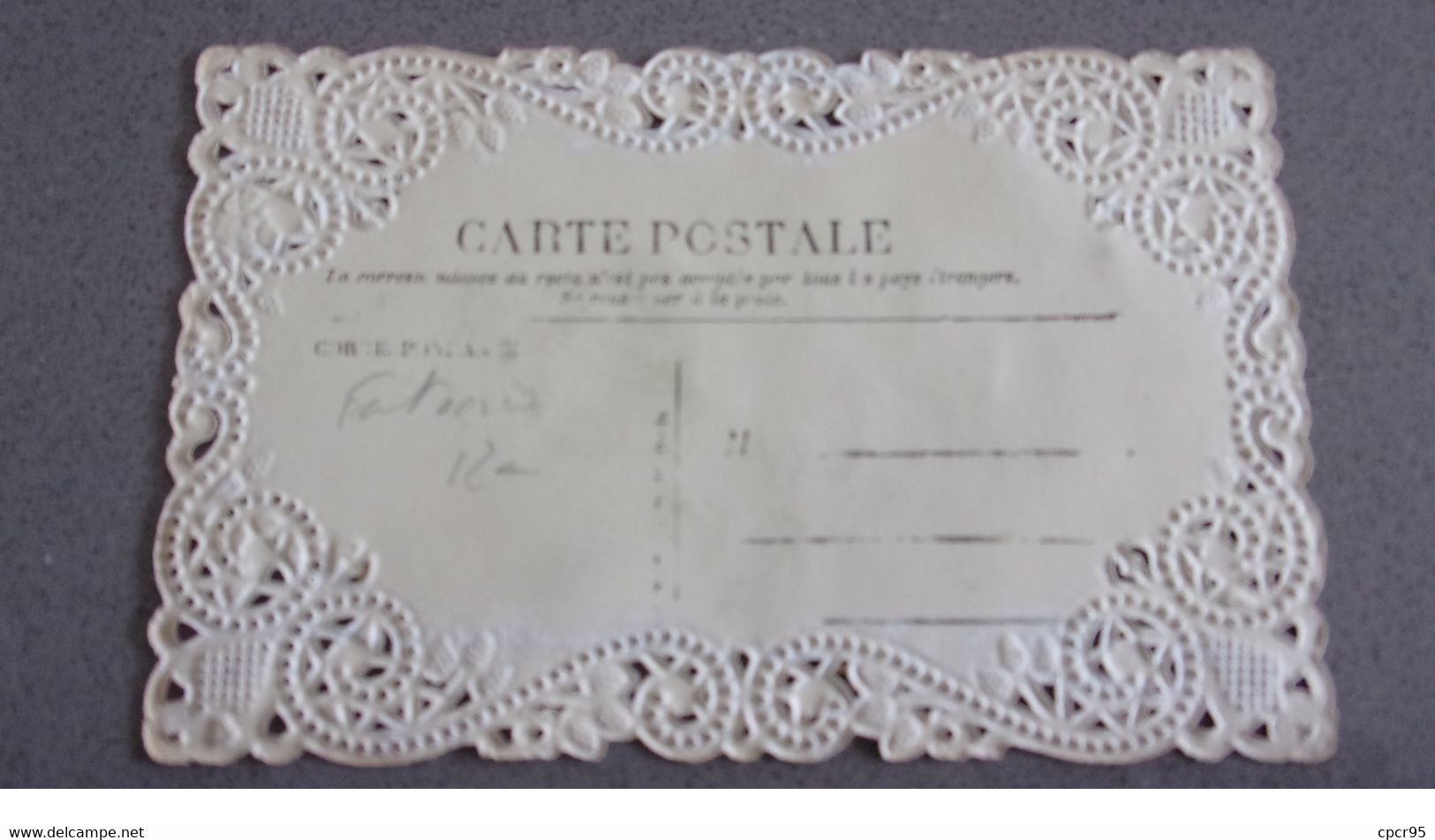 Fantaisie - N°75669 - Pensées - Carte Dentelée Avec Ajouti, Chromo - Other & Unclassified