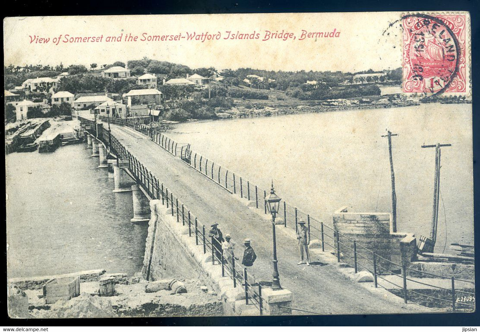 Cpa Ile Des BERMUDES Bermuda View Of Somerset And The Somerset Watford  Islands Bridge  AVR21-34 - Bermuda