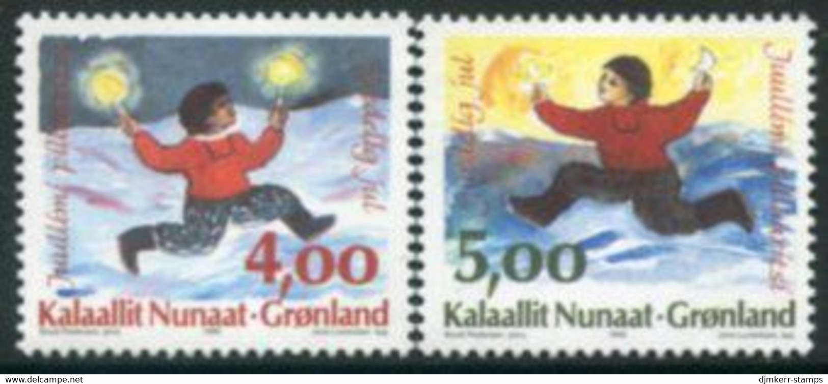 GREENLAND 1995 Christmas MNH / **. Michel 279-80 - Unused Stamps