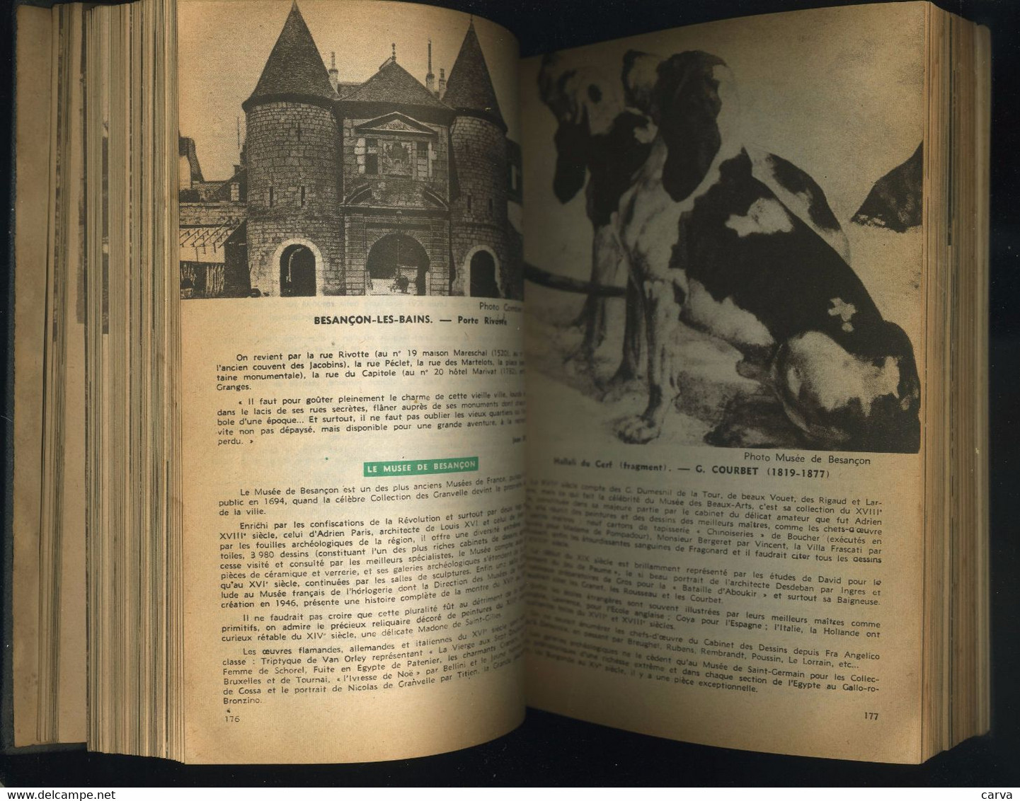 Guide touristique Jura 1958 MAAIF Brou Besançon Bourg Dole Lons le Saunier Saint Claude Pontarlier Oyonnax Nantua Mouthe