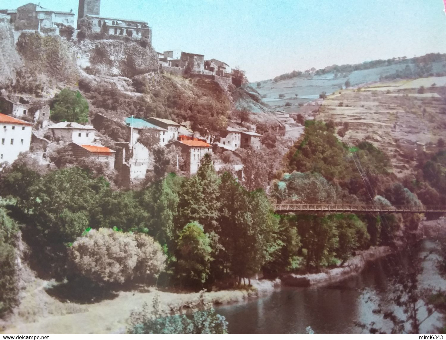 CPSM 43 CHILHAC   × DENTELÉE × ÉD. CIM × BAS DU VILLAGE ET PONT SUR L'ALLIER , LES ORGUES .PARFAITE - Altri & Non Classificati