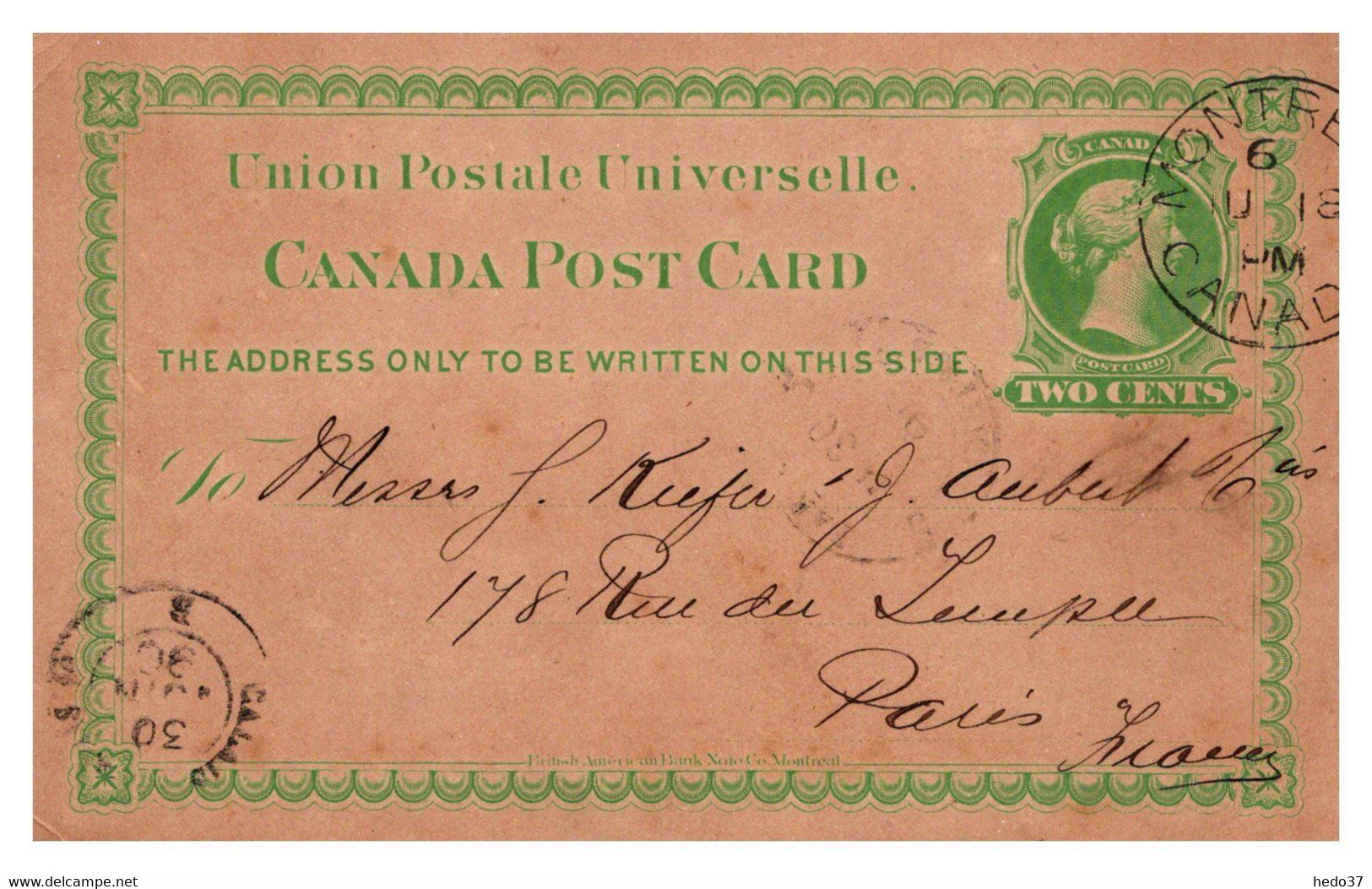 Canada - Entiers Postaux - Other & Unclassified