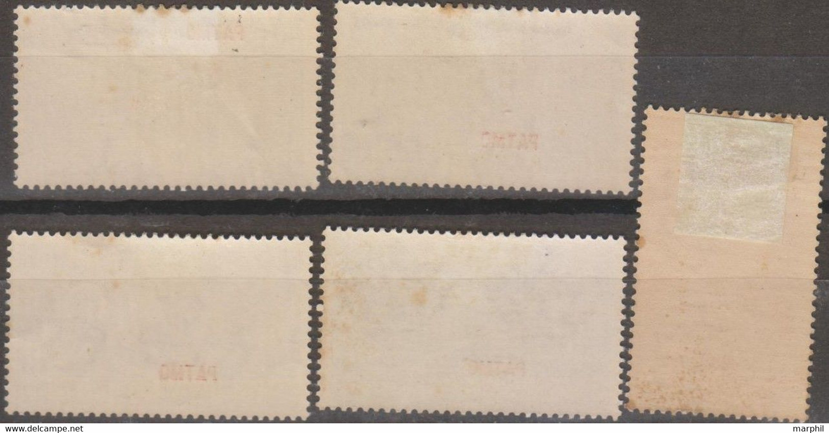 Italia Colonie Egeo Patmo 1930 SaN°12/16 5v Cpl Set MH/* Vedere Scansione - Aegean (Patmo)