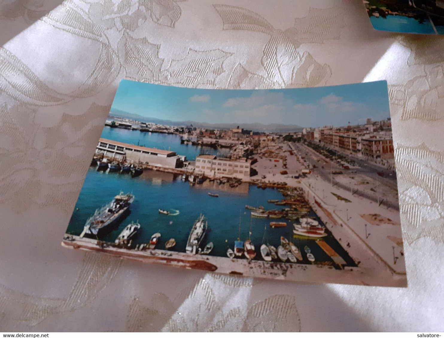 CARTOLINA CAGLIARI- IL PORTO-  VIAGGIATA 1964 - Cagliari