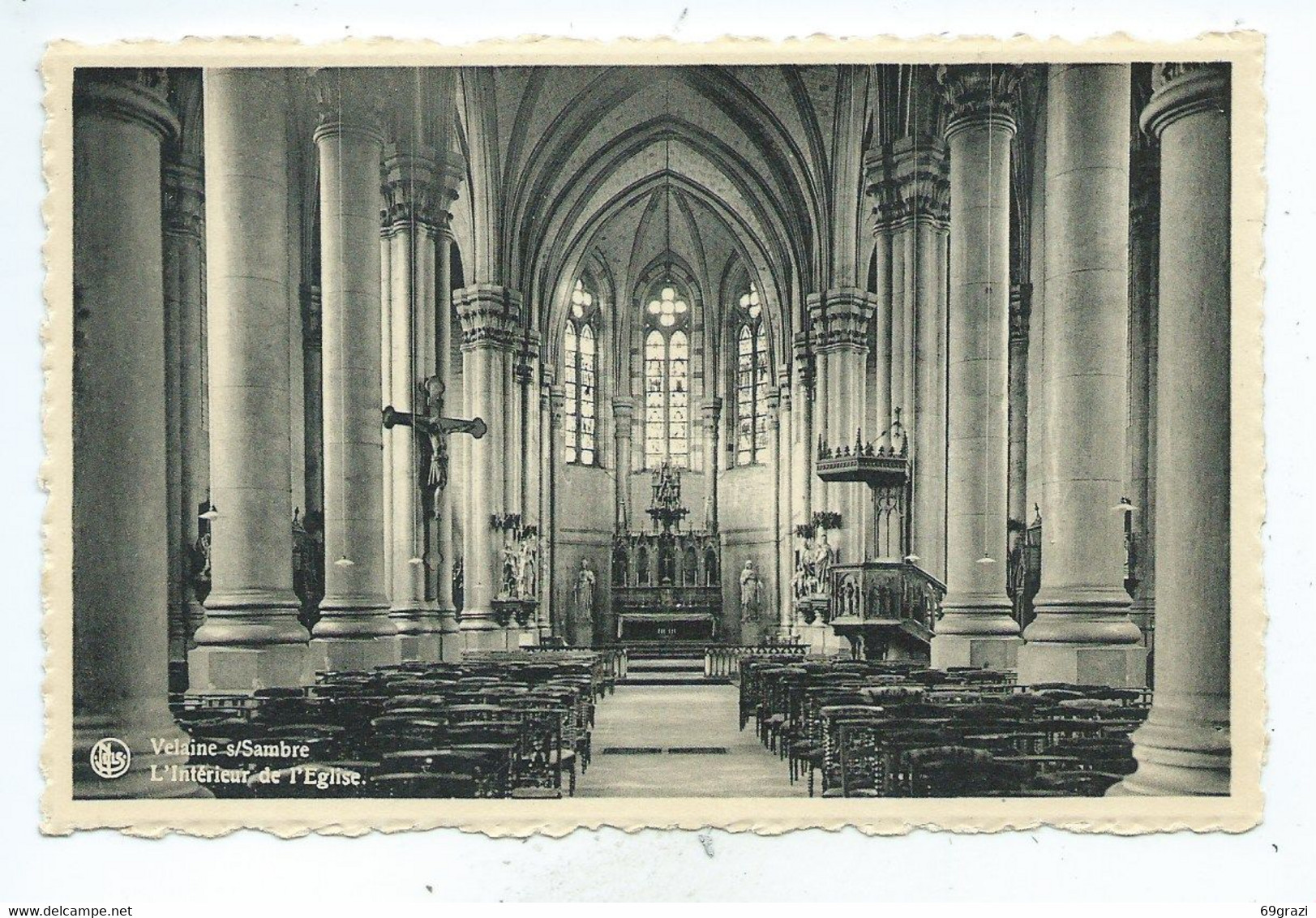 Velaine Intérieur De L'Eglise - Jemeppe-sur-Sambre