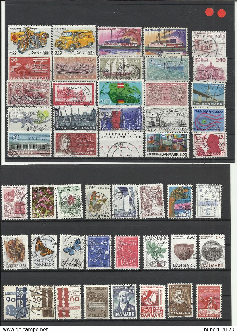 Danemark Collection De 600 Timbres Différents DANMARK - Collections