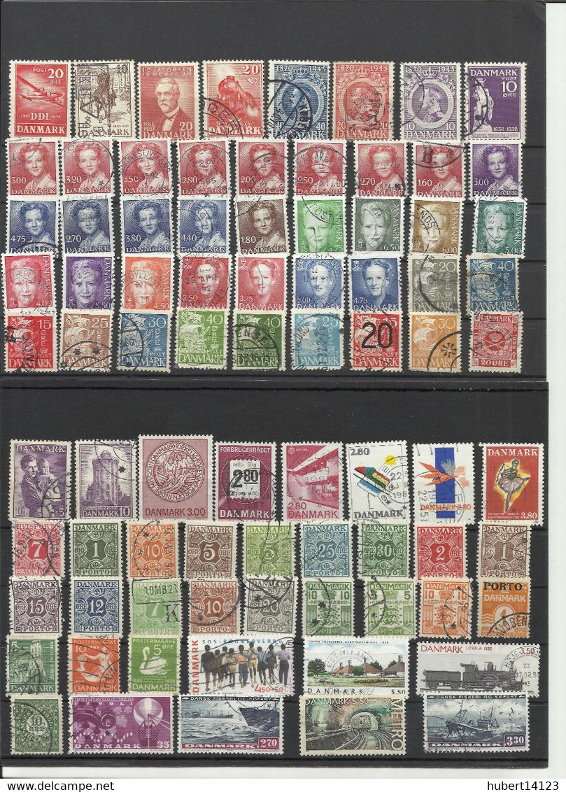 Danemark Collection De 600 Timbres Différents DANMARK - Collections