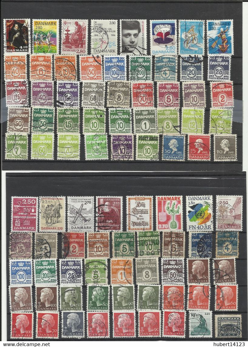 Danemark collection de 600 timbres différents DANMARK