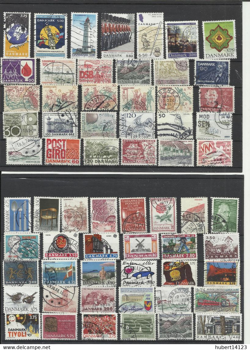 Danemark collection de 600 timbres différents DANMARK