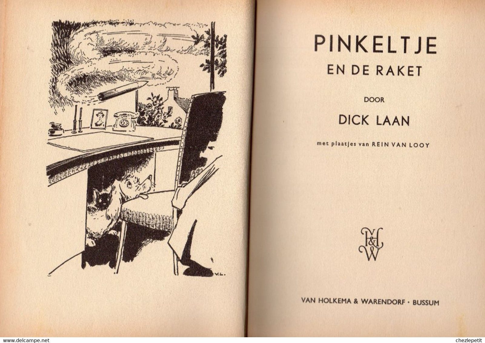 DICK LAAN PINKELTJE EN DE RAKET 1974 PETITOU - Kids