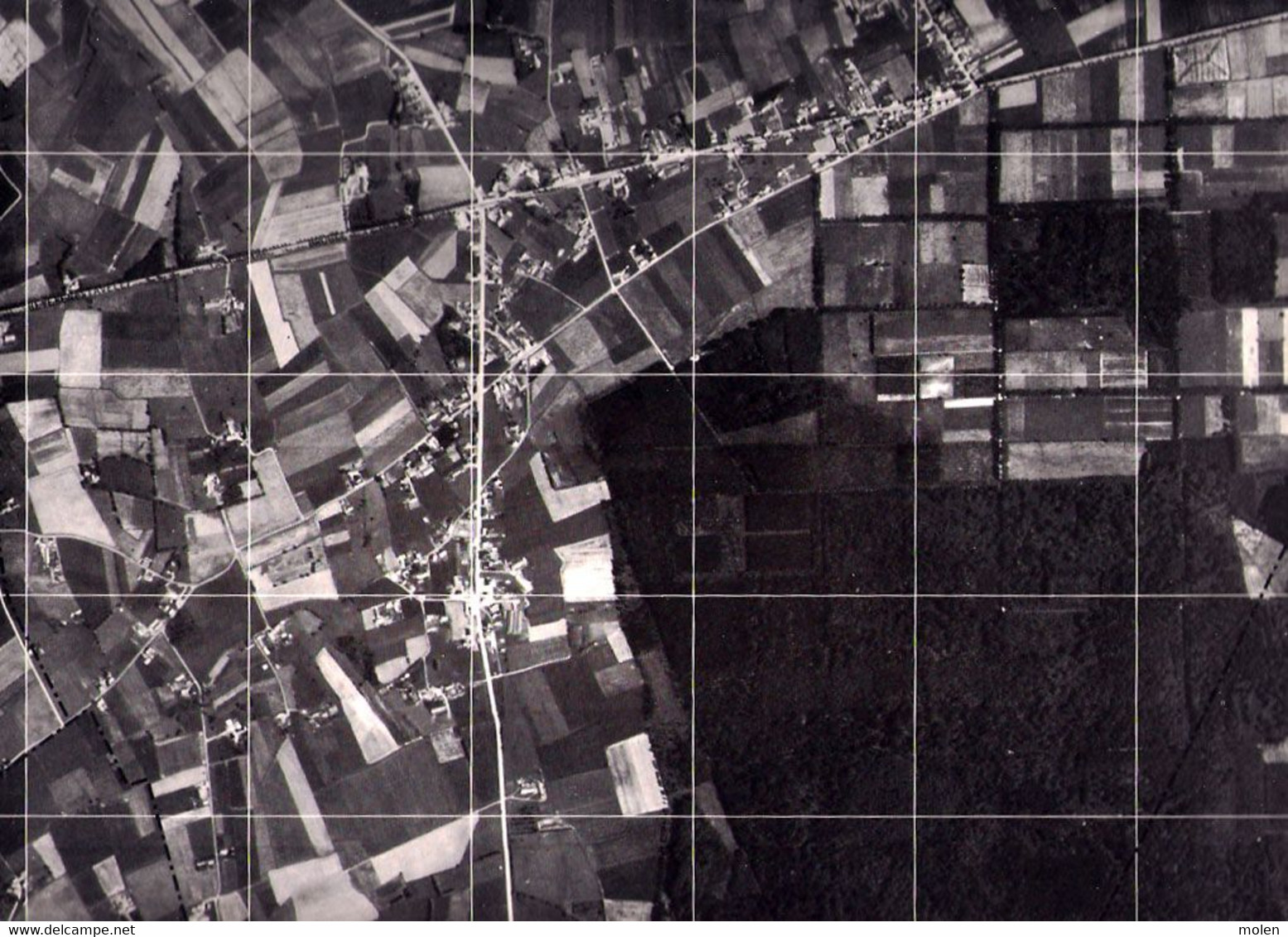 ICHTEGEM EERNEGEM In 1971 GROTE LUCHT-FOTO 63x48cm ©1971 KAART ORTO PLAN 1/10.000 CARTOGRAPHIE PHOTO AERIENNE CARTE R245 - Ichtegem