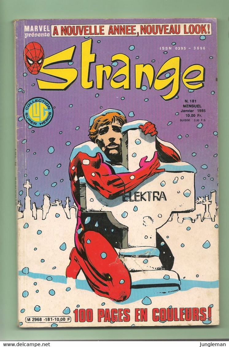 Strange N° 181 - Editions Lug à Lyon - Janvier 1985 - BE - Strange