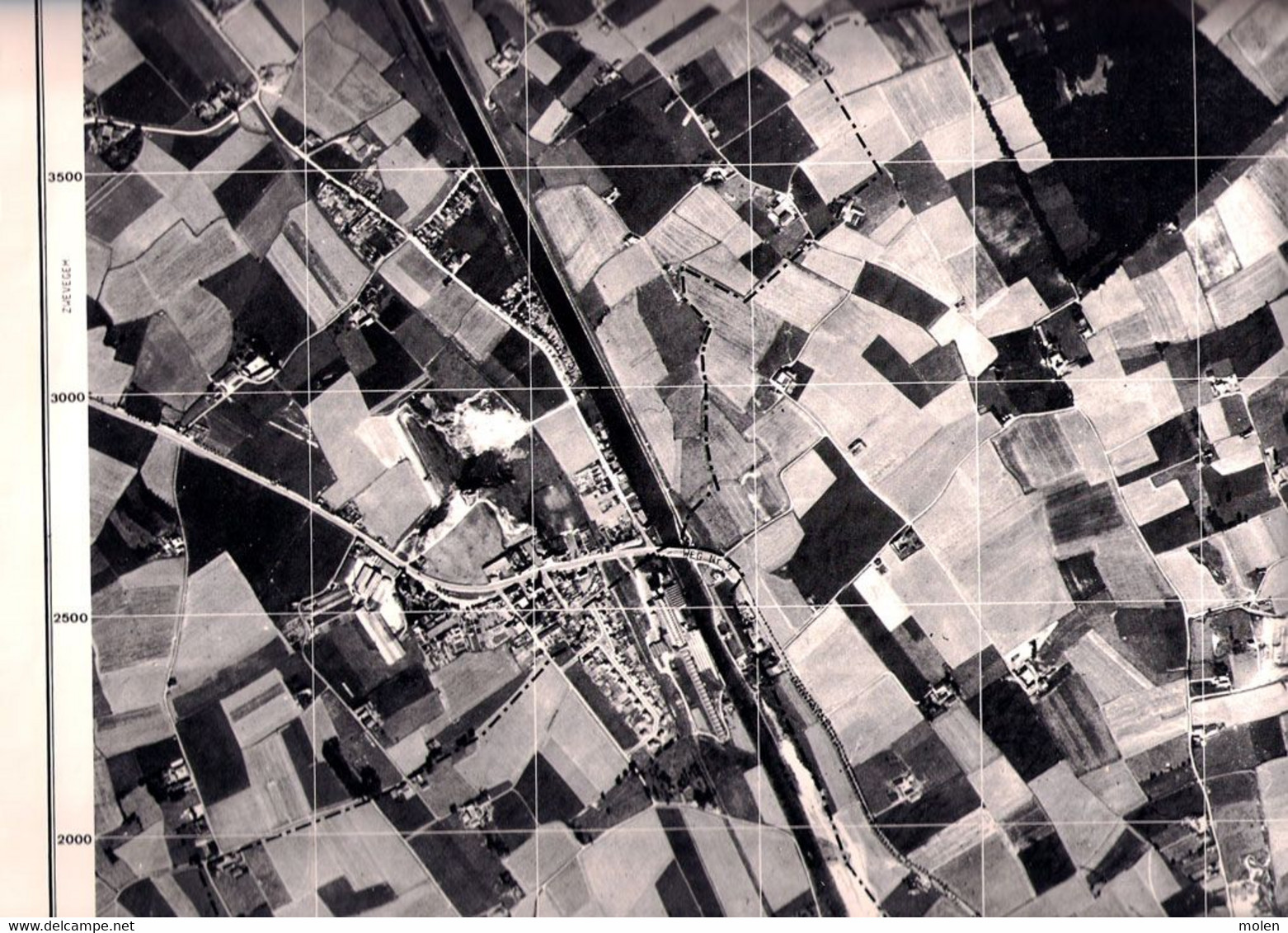 HEESTERT = ZWEVEGEM In 1971 GROTE LUCHT-FOTO 63x48cm ©1971 KAART ORTO PLAN 1/10.000 CARTOGRAPHIE PHOTO AERIENNE R234 - Zwevegem