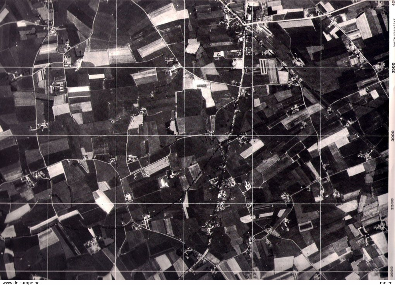 STADEN Toestand In 1971 GROTE LUCHT-FOTO 63x48cm ©1971 KAART ORTO PLAN 1/10.000 CARTOGRAPHIE PHOTO AERIENNE CARTE R229 - Staden