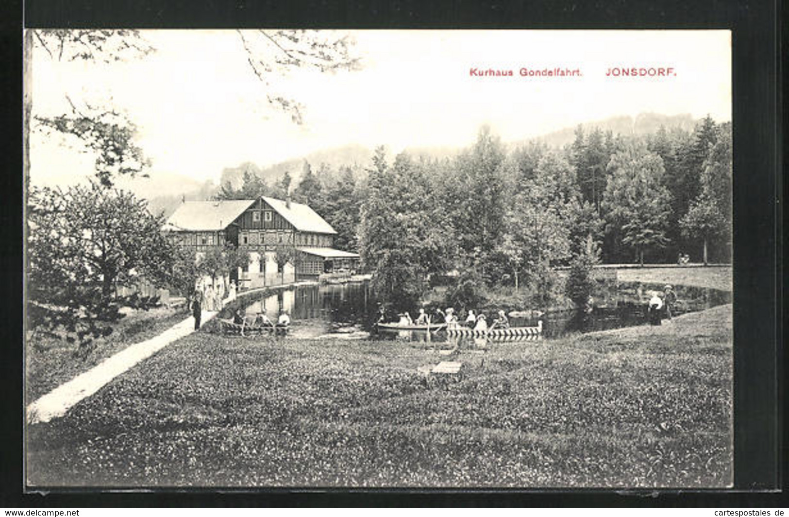 AK Jonsdorf, Hotel Kurhaus Gondelfahrt - Jonsdorf