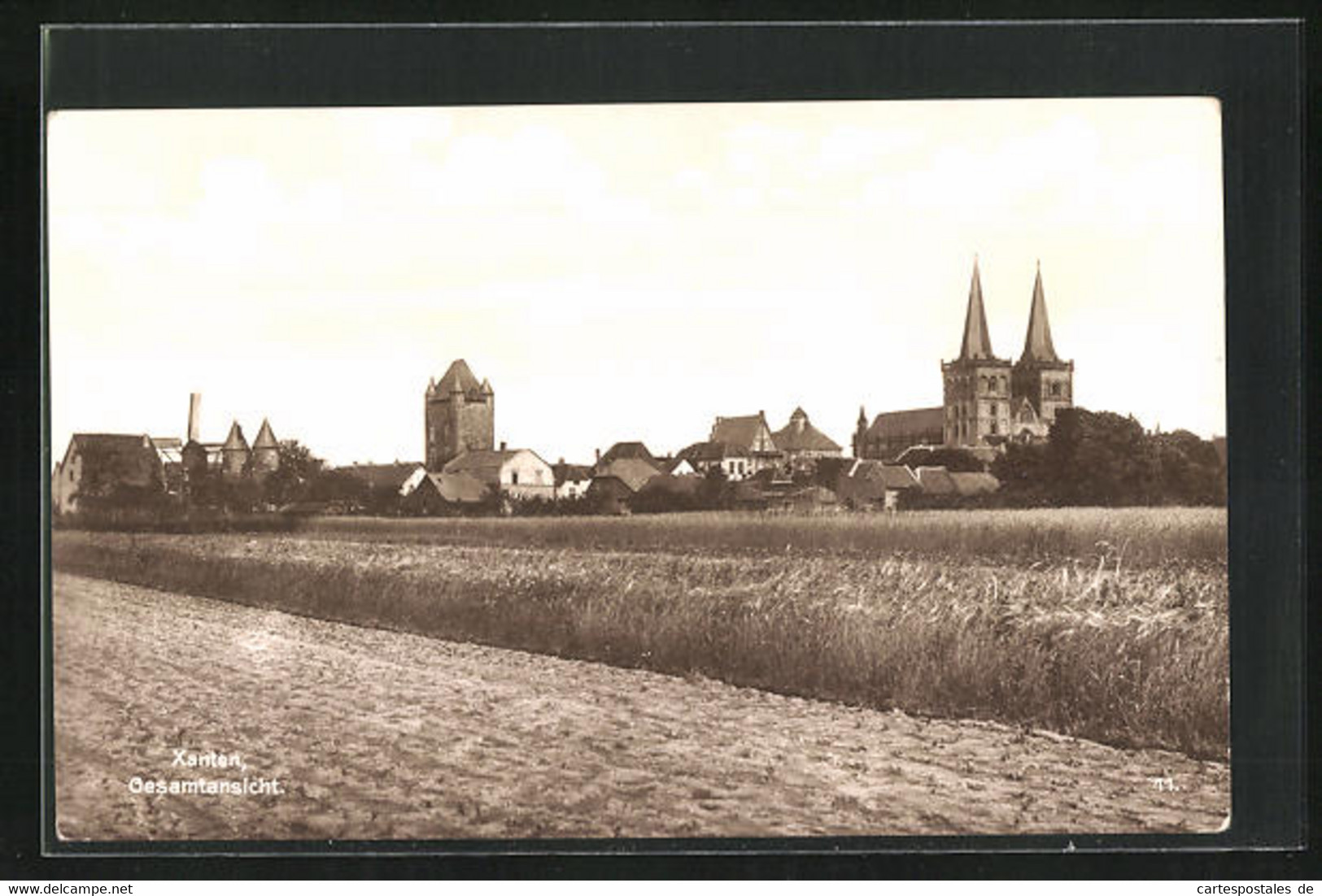 AK Xanten, Blick Auf Den Ort - Xanten