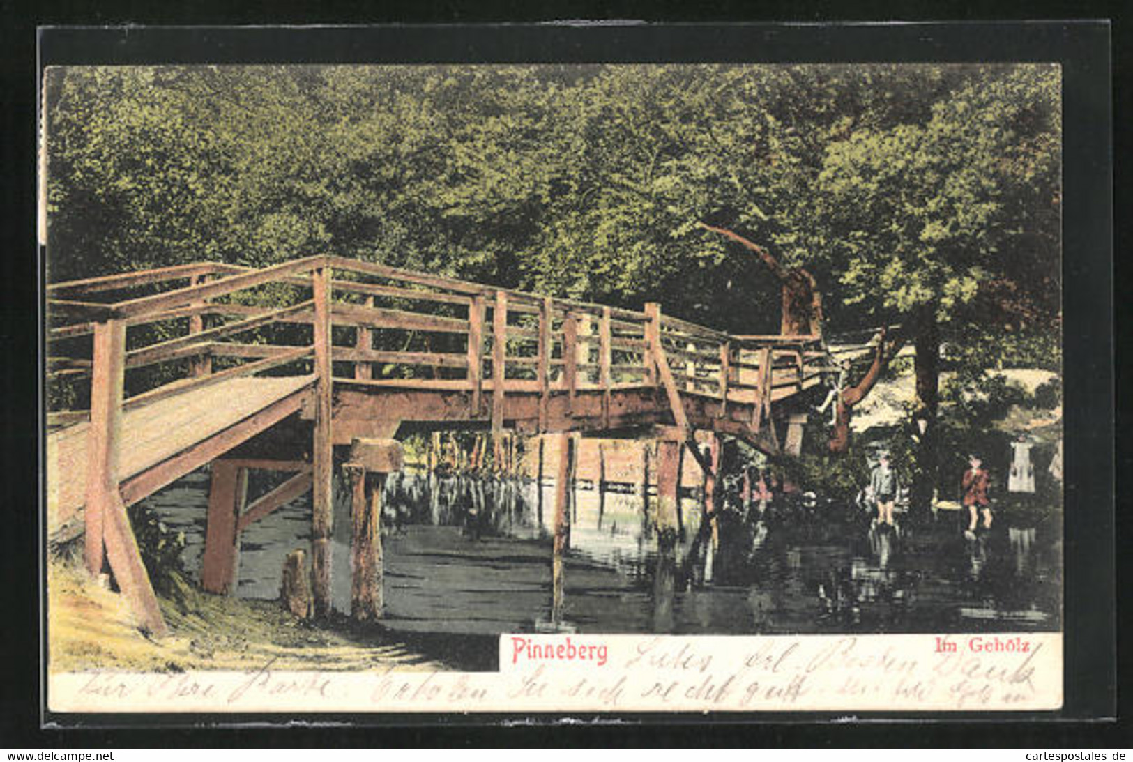 AK Pinneberg, Im Gehölz An Der Brücke - Pinneberg