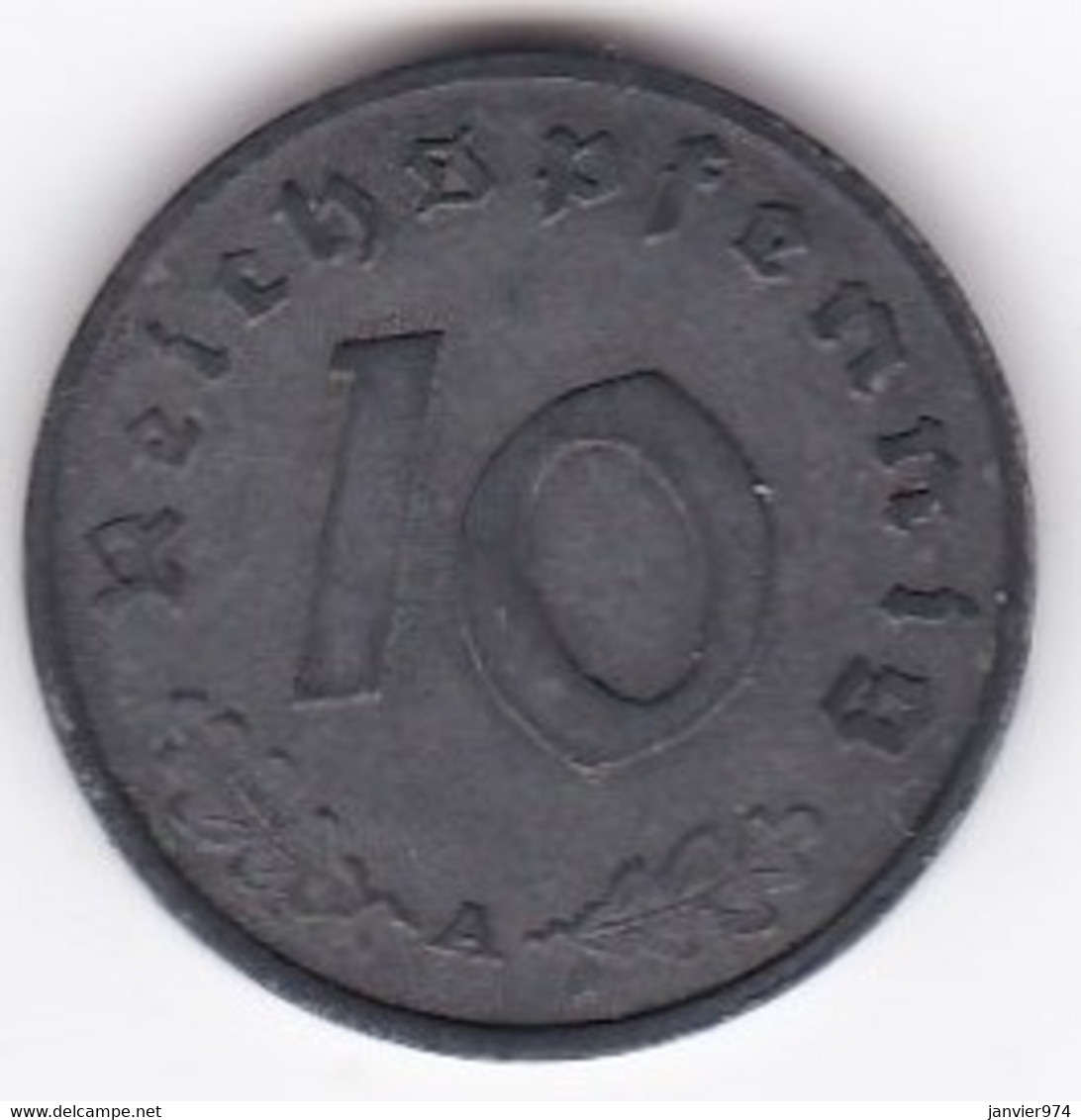 10 Reichspfennig 1941 A BERLIN En Zinc - 10 Reichspfennig