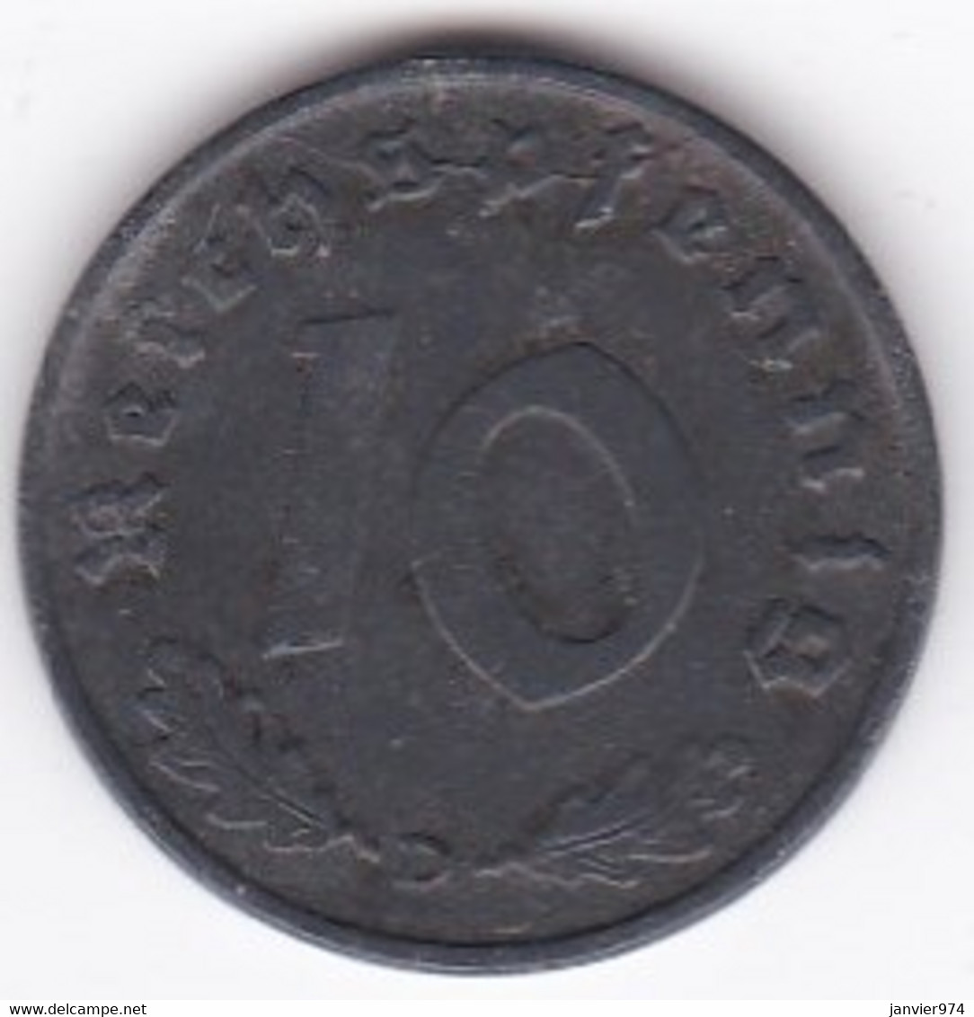 10 Reichspfennig 1941 D MUNICH En Zinc - 10 Reichspfennig