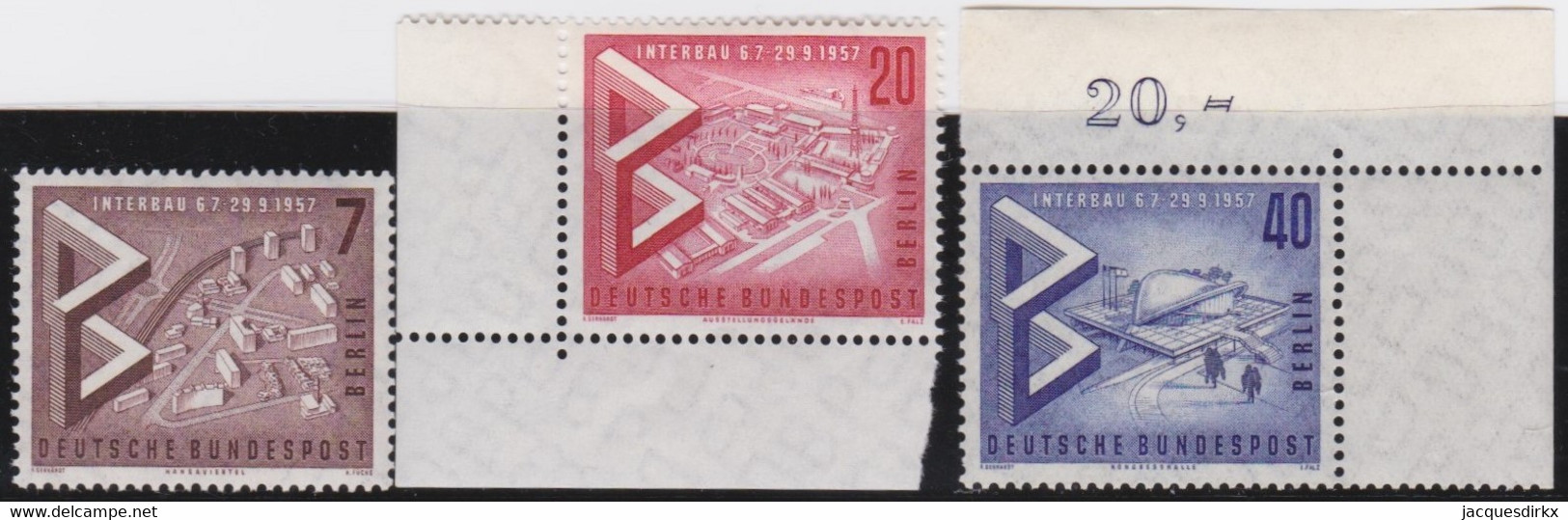 Berlin   .    Michel   .    160/162     .     **    .   Postfrisch   .   /    .   MNH - Unused Stamps