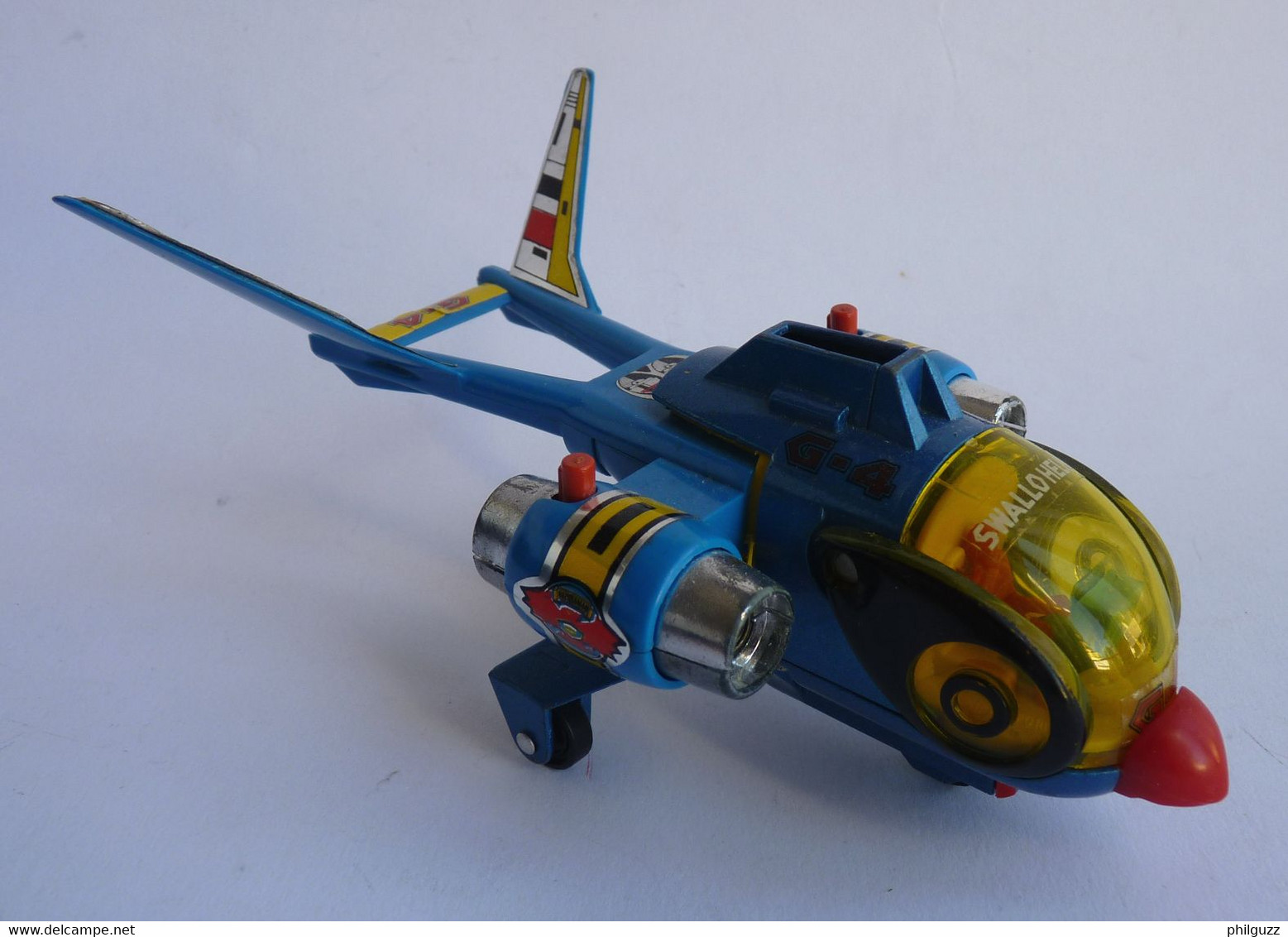 FIGURINE POPY SWALLOW HELICO HELICOP Gatchaman Bataille Des Planètes Incompet - Autres & Non Classés