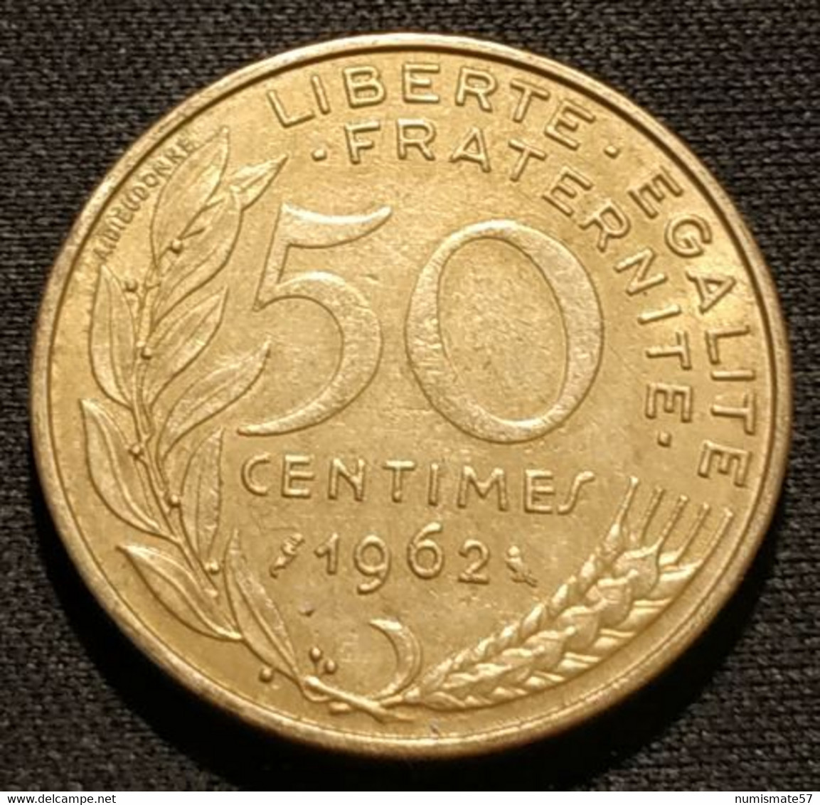 FRANCE - 50 CENTIMES 1962 - 3 Plis - Marianne - Lagriffoul - Gad 427 - KM 939.1 - Otros & Sin Clasificación
