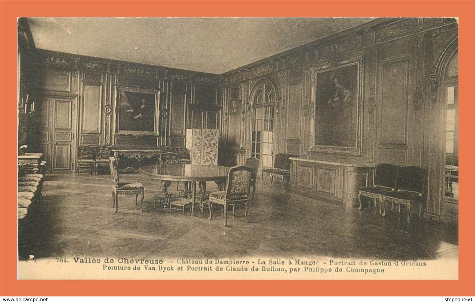 A559 / 013 78 - Vallee De CHEVREUSE Château De Dampierre Salle à Manger - Altri & Non Classificati