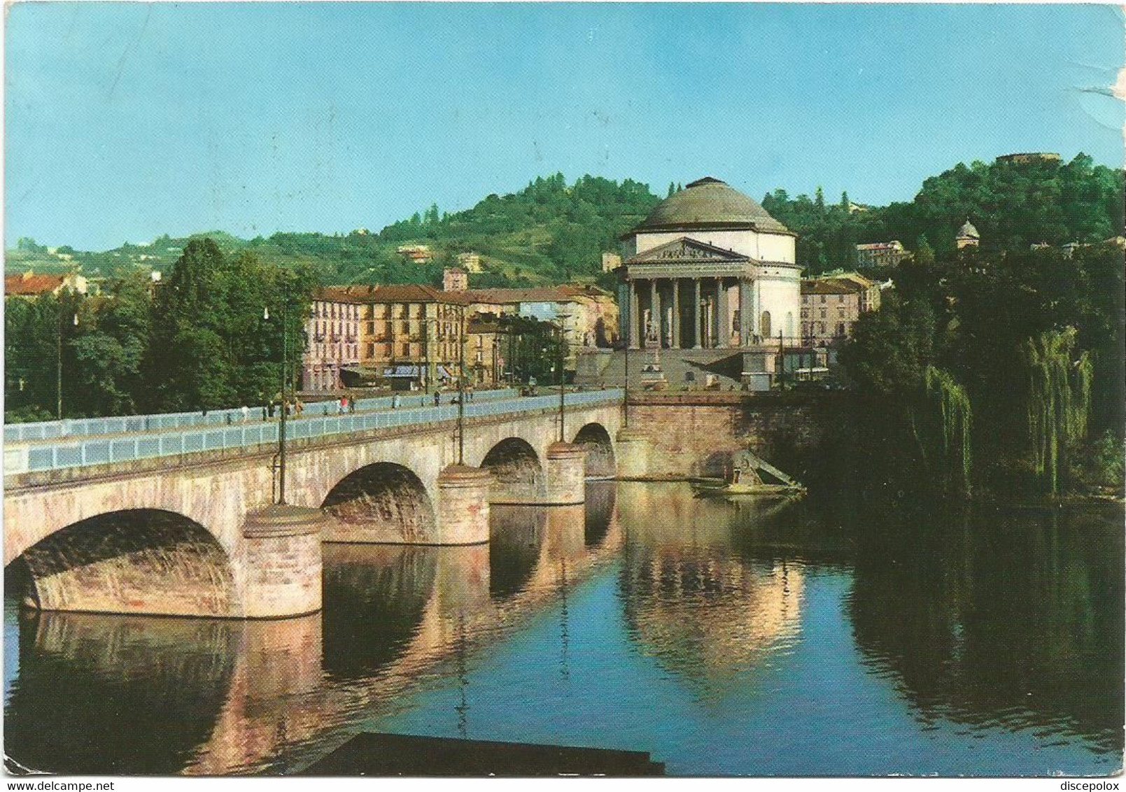 F3761 Torino - Ponte Vittorio Emanuele E Gran Madre Di Dio - Panorama / Viaggiata 1963 - Brücken