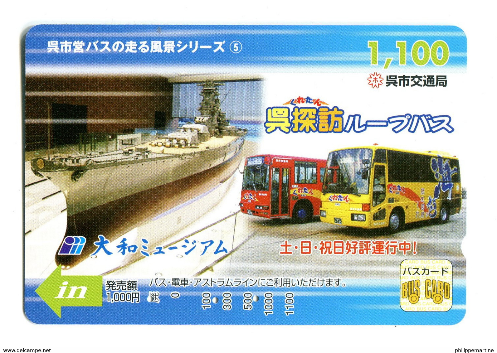 Titre De Transport Bus Card - Bus - Monde