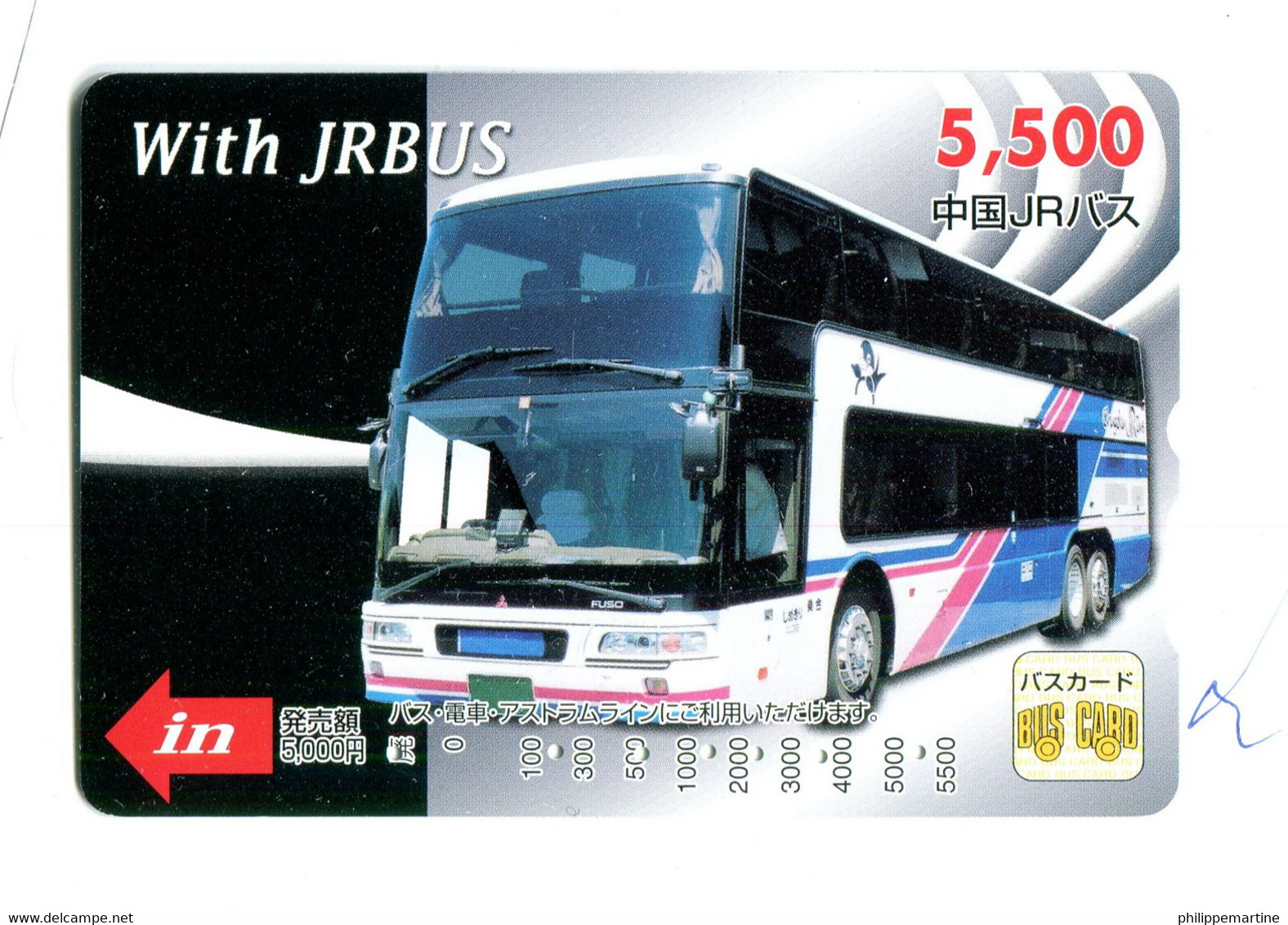 Titre De Transport Bus Card - Bus - Wereld