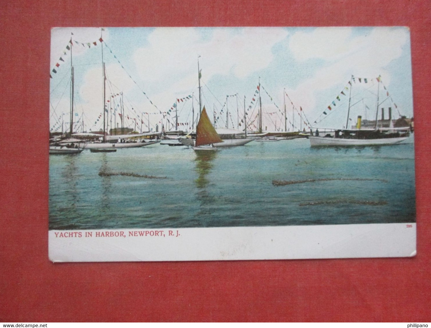 Glitter Added  Yachts In Harbor     Newport  Rhode Island > Newport >    Ref  4959 - Newport