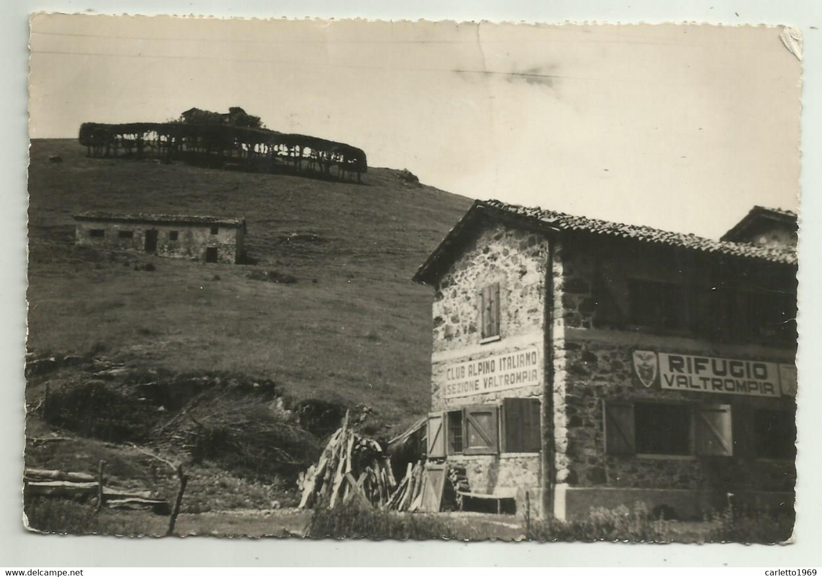 IL RIFUGIO VALTROMPIA IN PONTOGNA -   VIAGGIATA  FG - Brescia