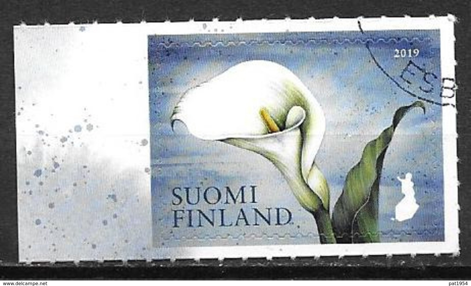 Finlande 2019 Timbre Oblitéré Fleur - Usati