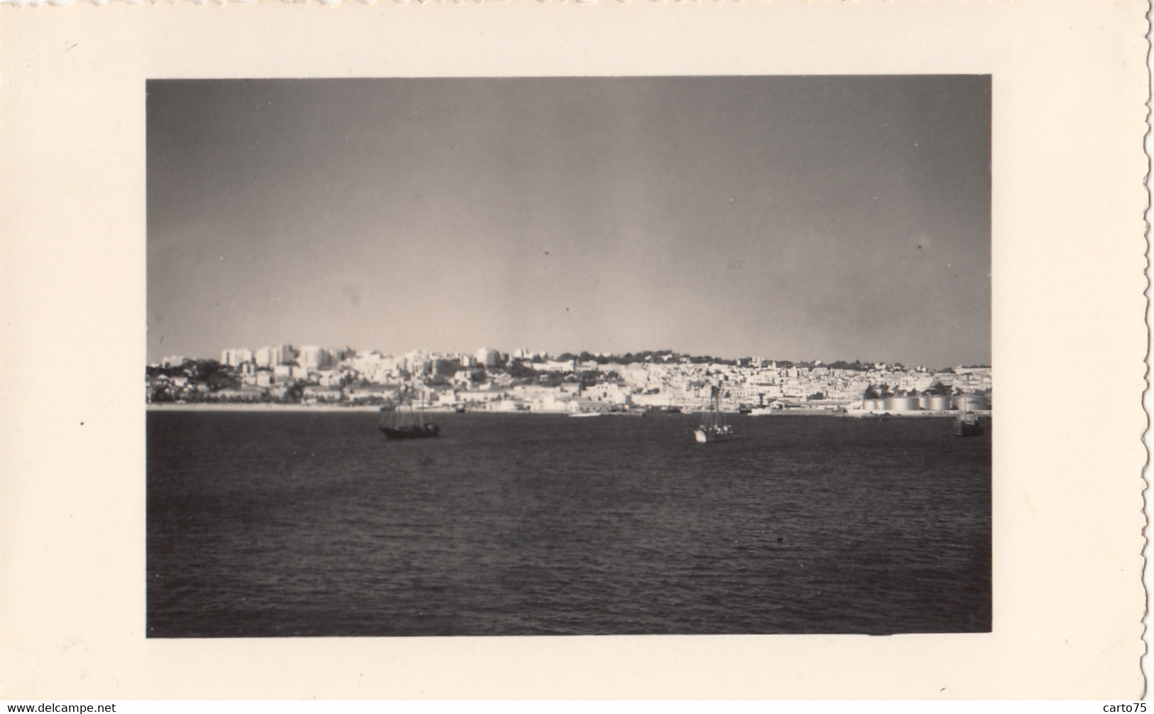 Photographie - Croisière En Méditerranée - Maroc - Tanger - Ville Vue Prise Du Paquebot Le "Djenné" - Fotografie