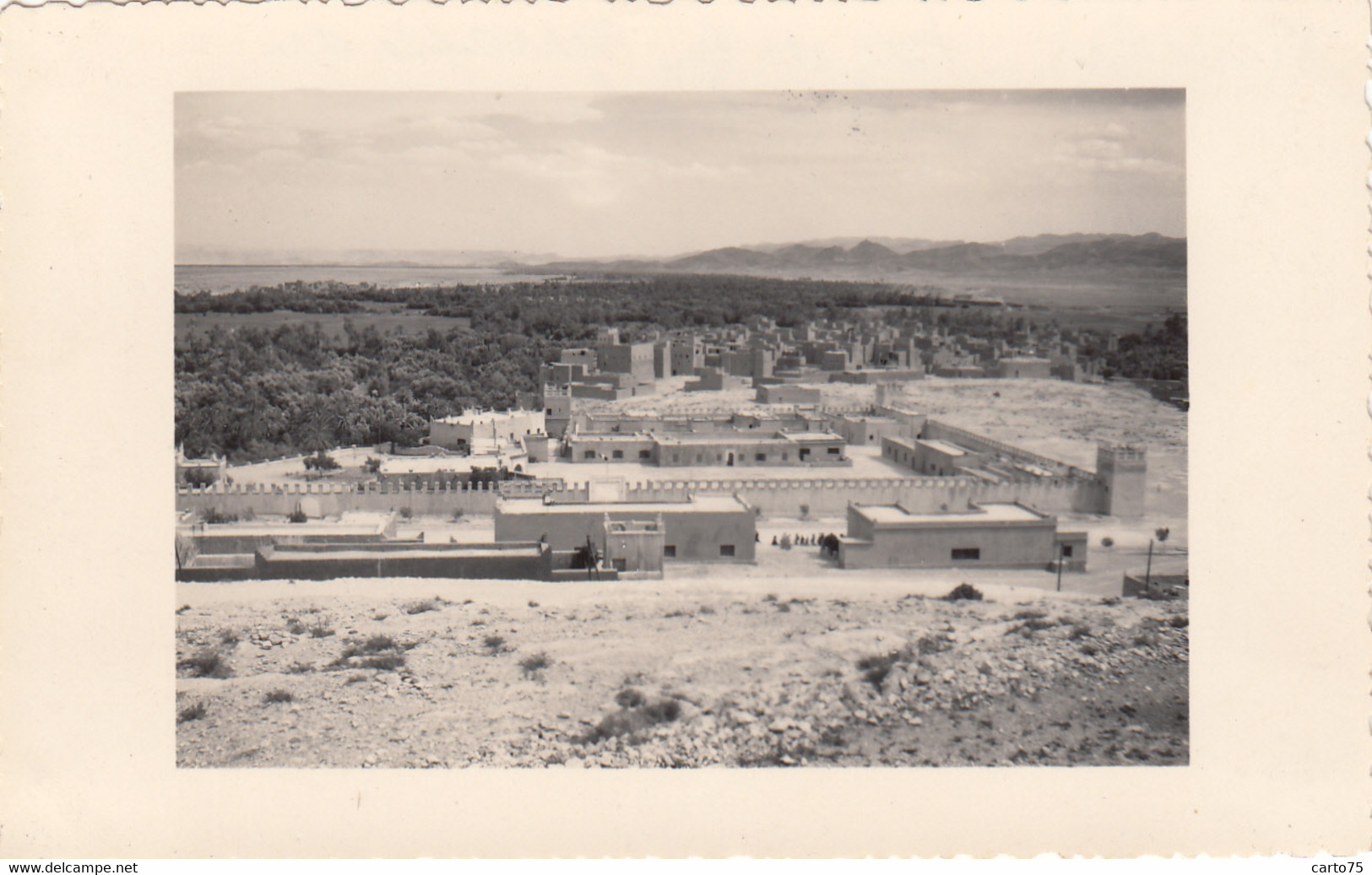 Photographie - Croisière En Méditerranée - Maroc - Tinghir Tinerhir - Vue De La Terrasse Du Gîte - Fotografie