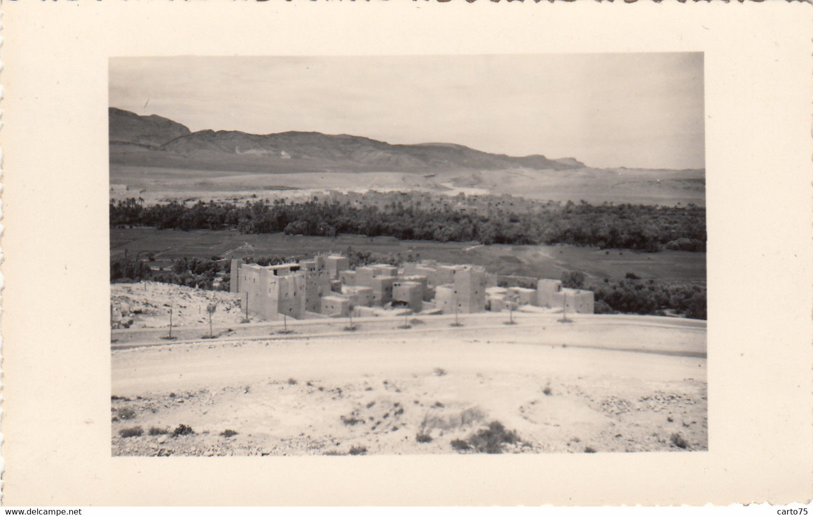 Photographie - Croisière En Méditerranée - Maroc - Tinghir Tinerhir - Coin Du Village Indigène Et Palmeraie - Photographie