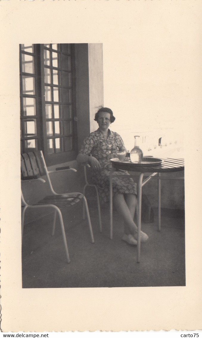 Photographie - Croisière En Méditerranée - Maroc - Tinghir Tinerhir - Apéritif Sur La Terrasse Du Gîte - Fotografie