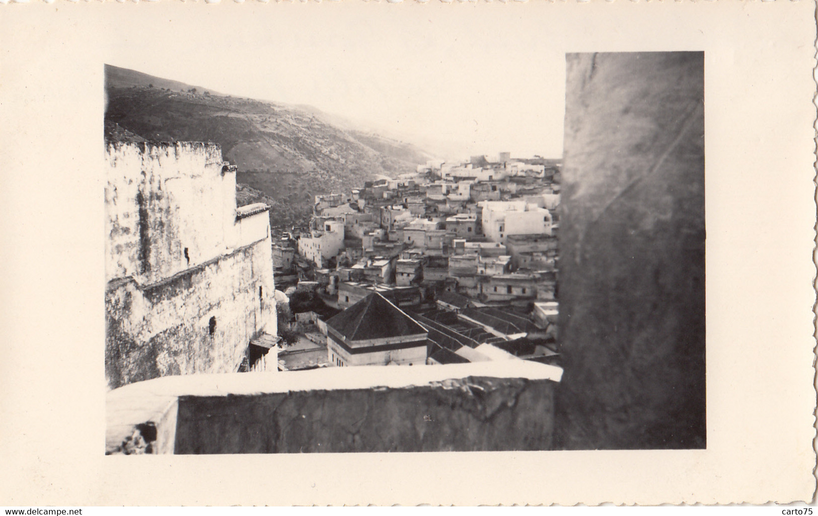 Photographie - Croisière En Méditerranée - Maroc - Moulay Idriss Zerhoun - Tombeau Et Vue Intérieure De La Ville - Fotografie