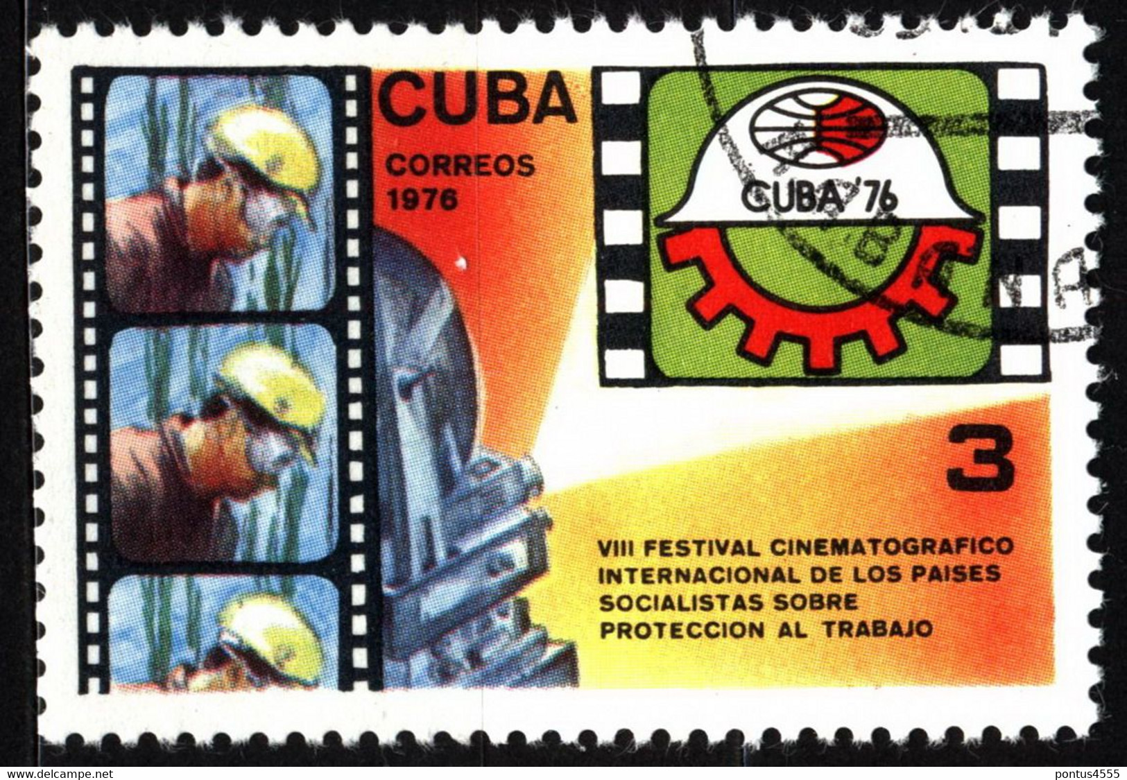 Cuba 1976 Mi 2188 8th Intl. Health Film Festival Of Socialist Countries - Gebraucht