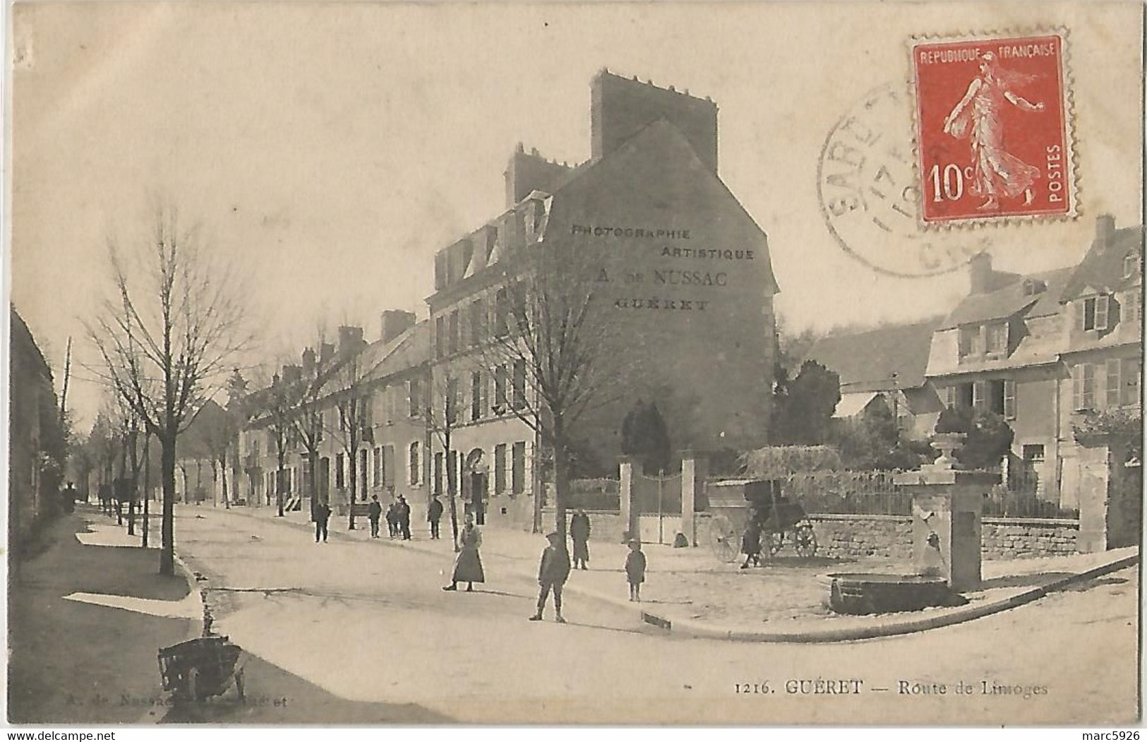 GUERET ROUTE DE LIMOGES - Guéret