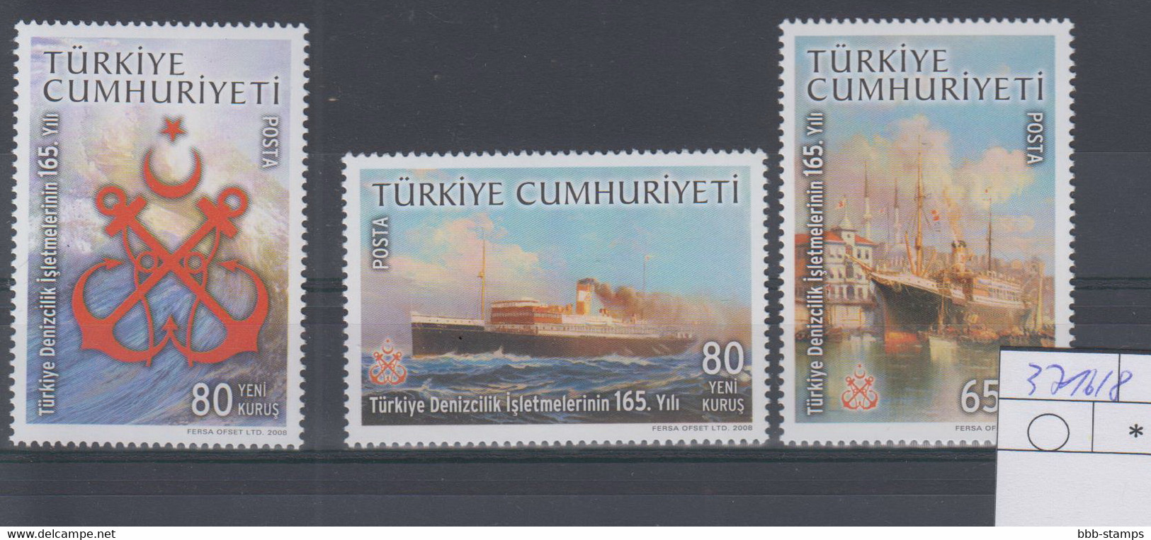 Türkei Michel Cat.No. Mnh/** 3716/3718 - Ongebruikt