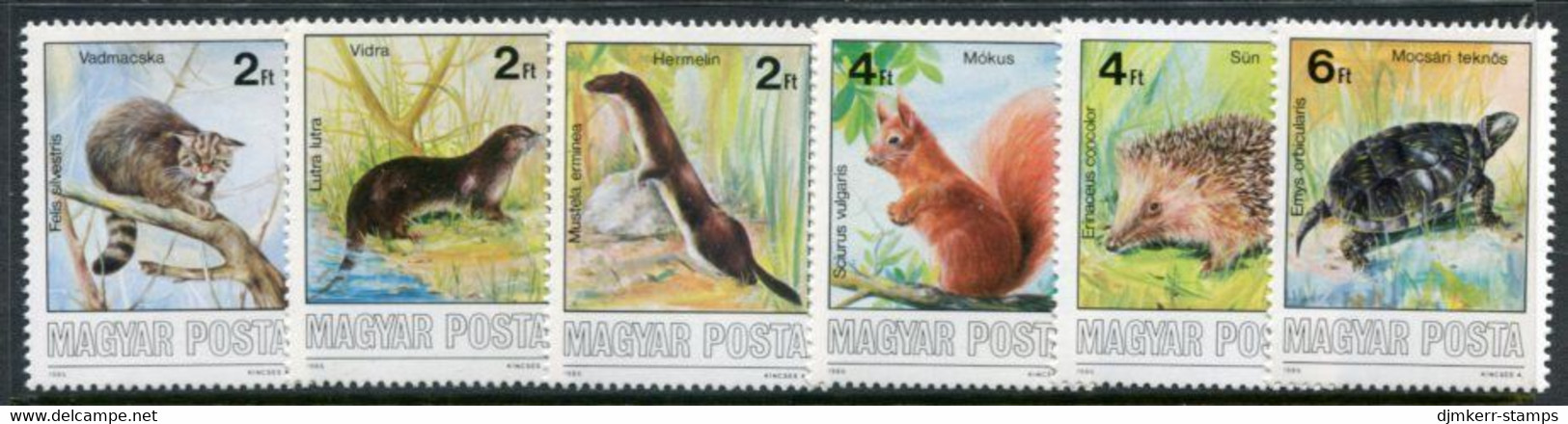 HUNGARY 1986 Protected Mammals  MNH /**.  Michel 3860-65 - Nuovi