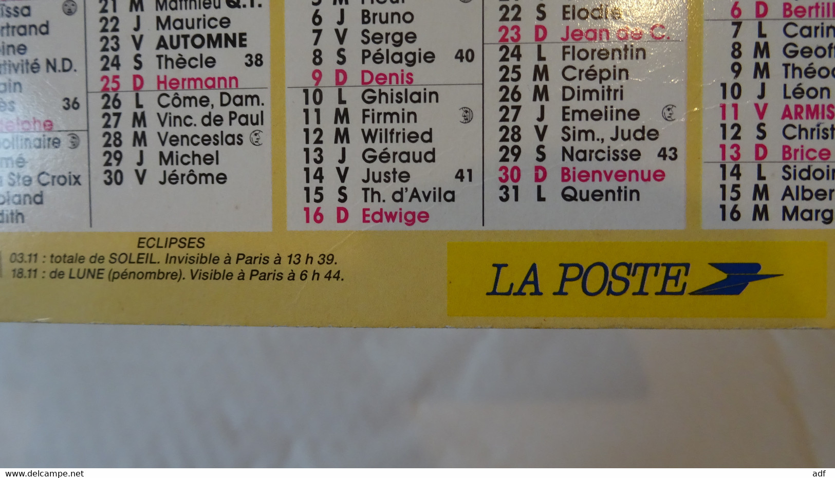 1994 CALENDRIER ( Double ) ALMANACH DU FACTEUR, LA POSTE, VALLEE D'OSSAU, POINTE DE DIBEN, J. CARTIER BRESSON, VAR 83 - Grossformat : 1991-00